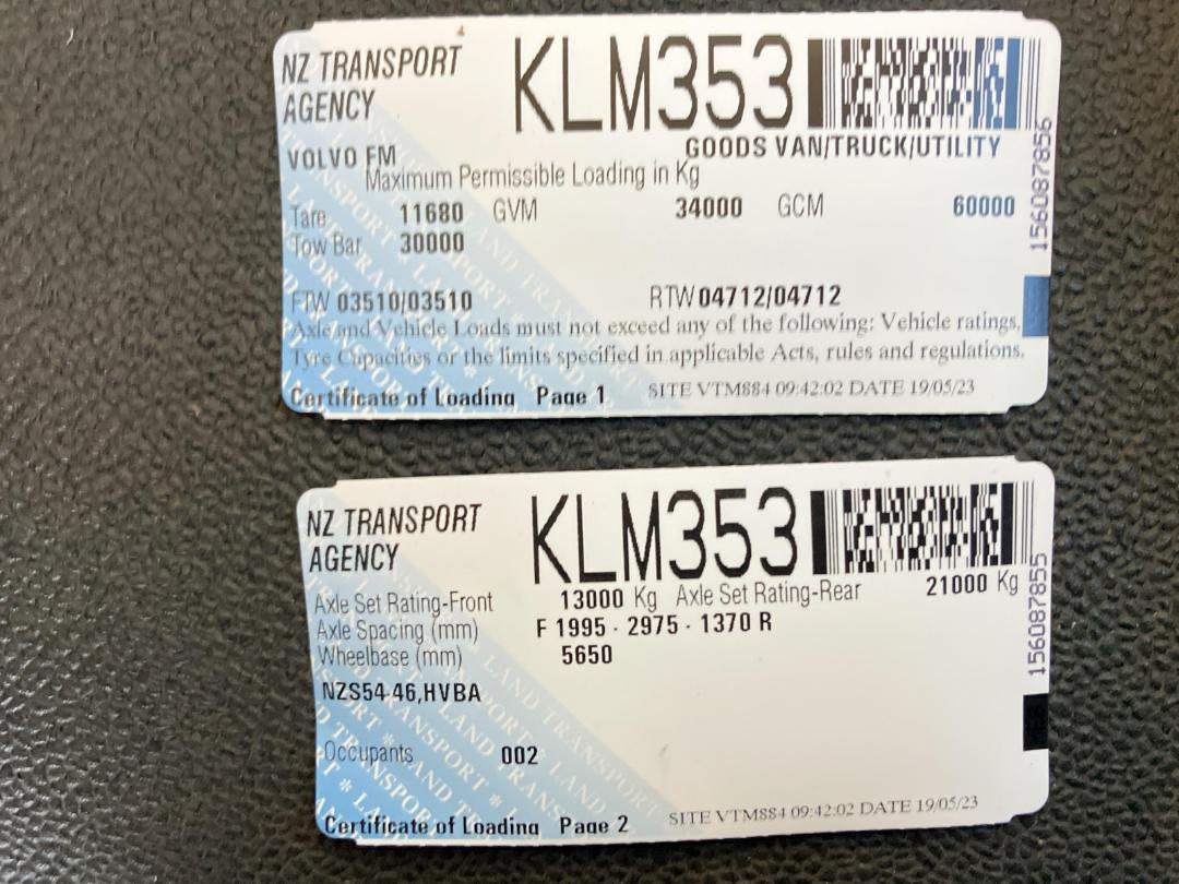 Photo '31' of Volvo FM540 Cab Chassis Photo '31' of Volvo FM540 Cab Chassis