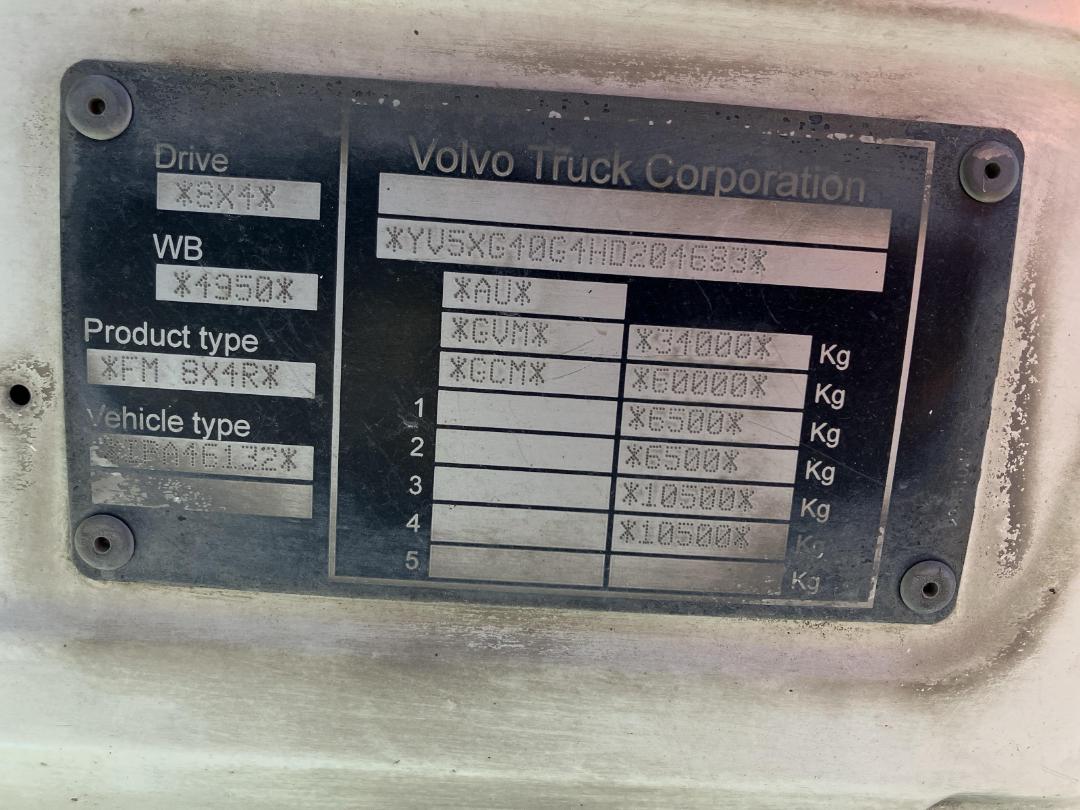 Photo '33' of Volvo FM540 Cab Chassis Photo '33' of Volvo FM540 Cab Chassis