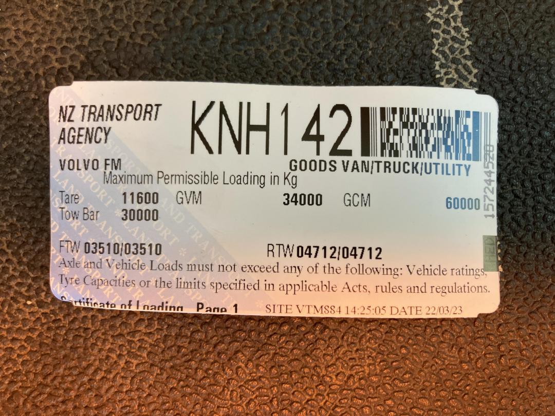 Photo '31' of Volvo FM540 Cab Chassis Photo '31' of Volvo FM540 Cab Chassis