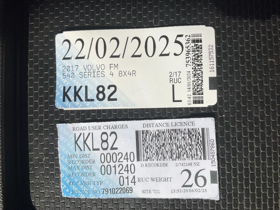 Photo '26' of Volvo FM540 Cab Chassis Photo '26' of Volvo FM540 Cab Chassis