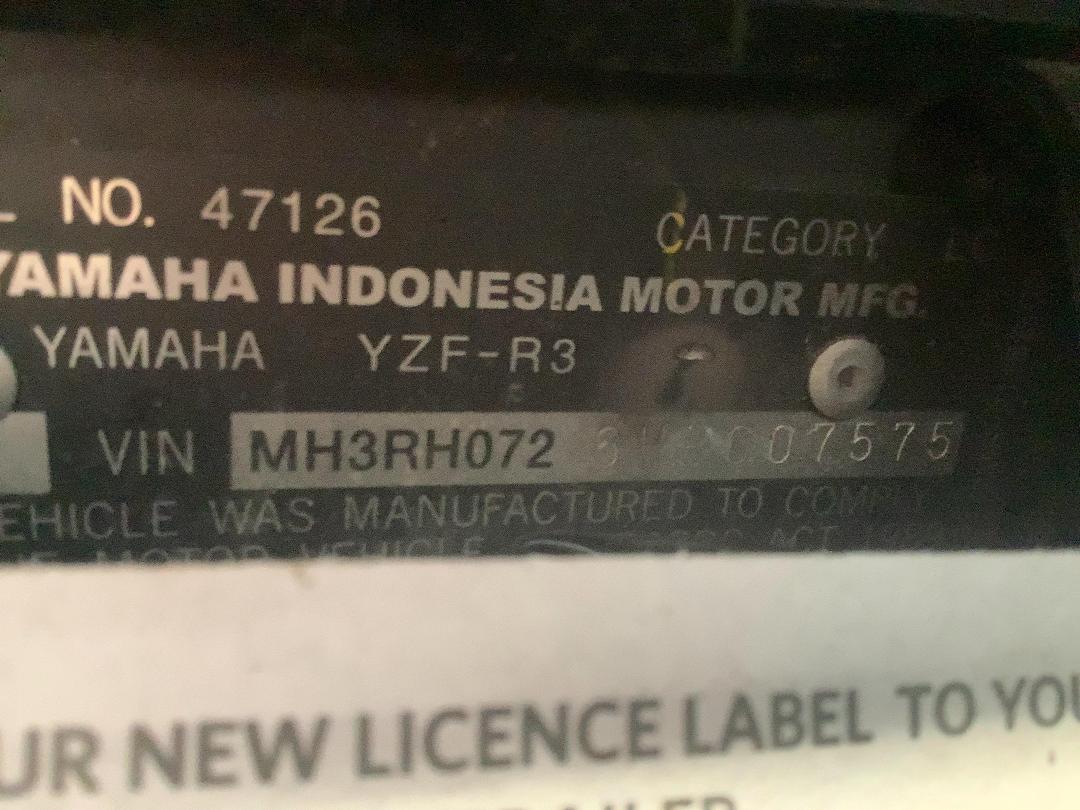 Photo '17' of Yamaha YZF R3AH Photo '17' of Yamaha YZF R3AH