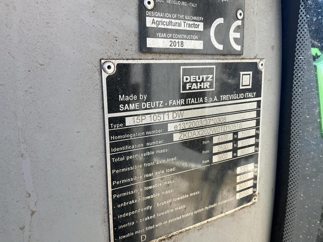 Photo '11' of Deutz 5115 Tractor Photo '11' of Deutz 5115 Tractor