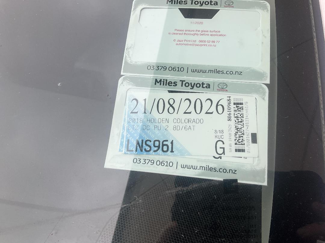 Photo '13' of Holden Colorado LTZ DC PU