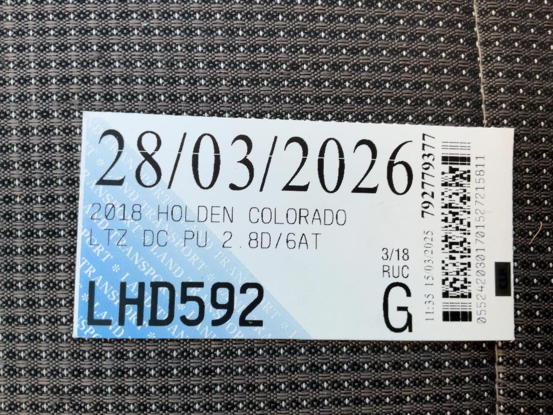 Photo '22' of Holden Colorado LTZ DC PU