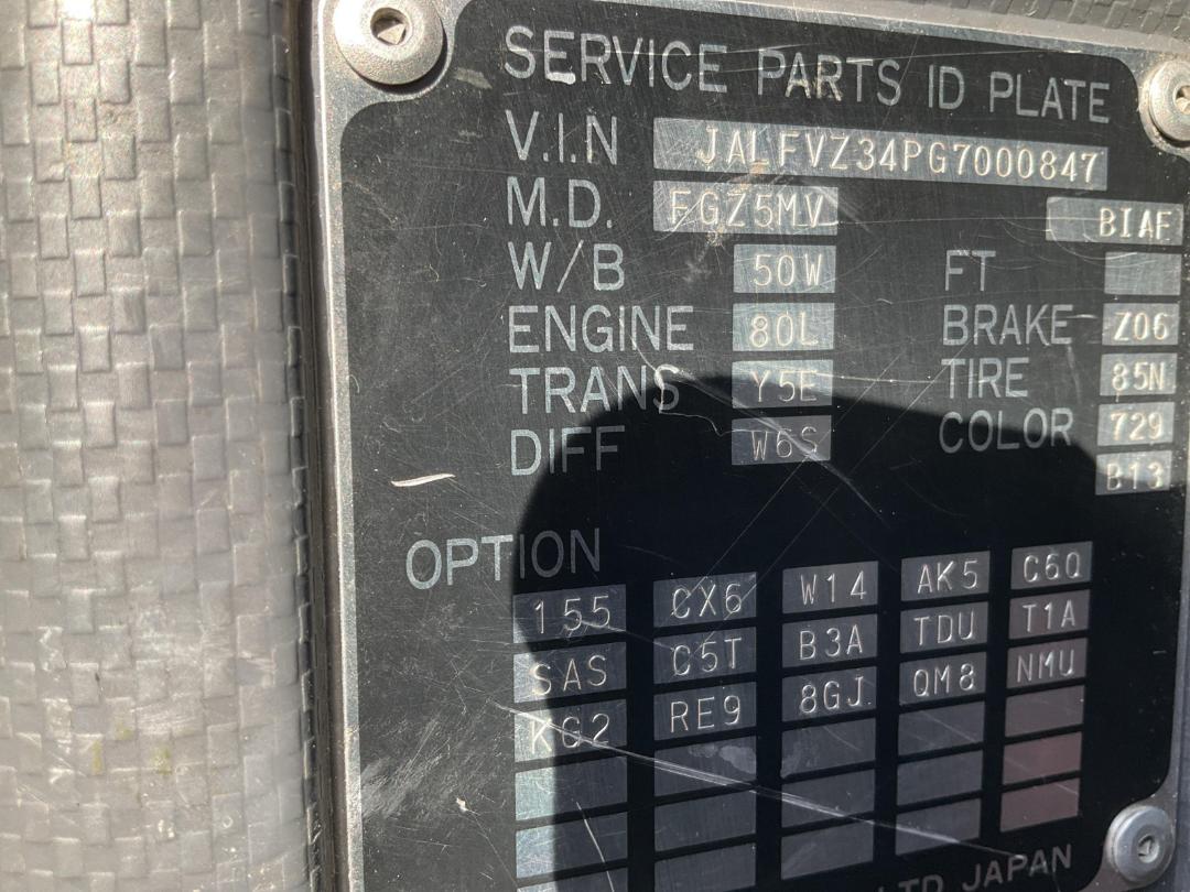 Photo '33' of Isuzu F Series FVZ1400M Flat Deck Crane