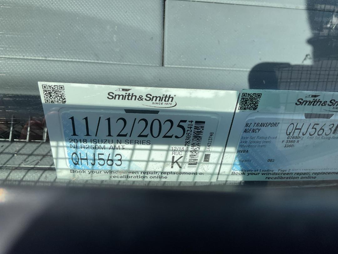 Photo '19' of Isuzu N Series NLR250M AMT Cab Chassis