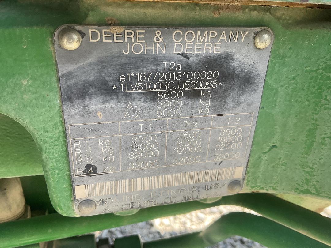 Photo '28' of John Deere 5100R Tractor