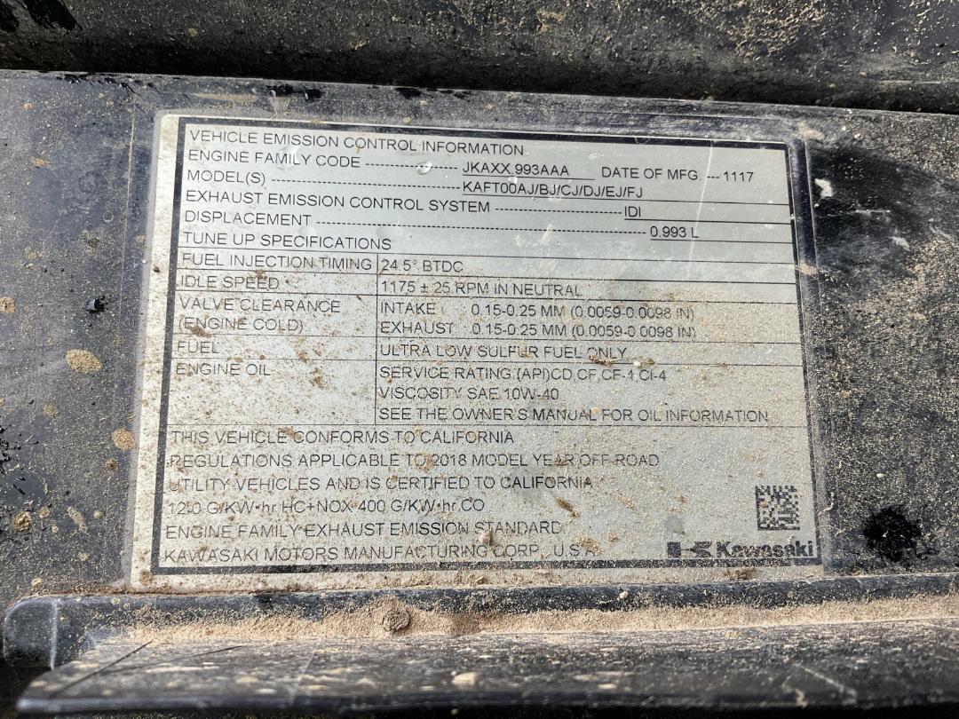 Photo '13' of Kawasaki KAFT00E Mule 4WD Photo '13' of Kawasaki KAFT00E Mule 4WD