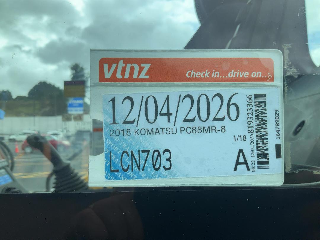 Photo '27' of Komatsu PC88MR-8 Excavator Photo '27' of Komatsu PC88MR-8 Excavator