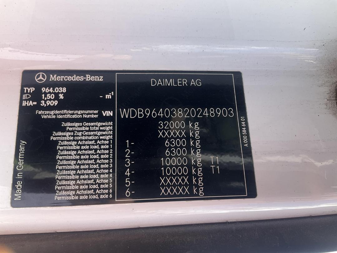 Photo '21' of Mercedes-Benz ACTROS 3263L 8X4 Tractor Unit