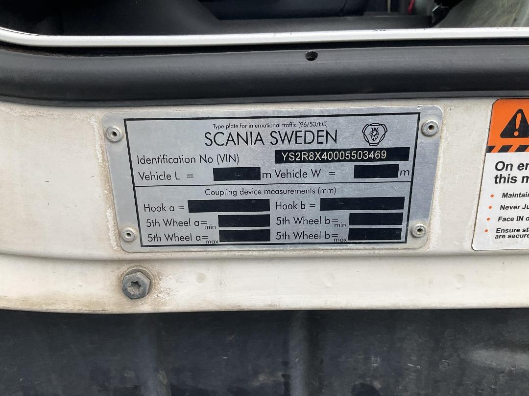 Photo '30' of SCANIA R560 V8 Cab Chassis Photo '30' of SCANIA R560 V8 Cab Chassis