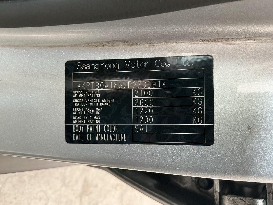 Photo '22' of Ssangyong Korando Sports Auto 2WD