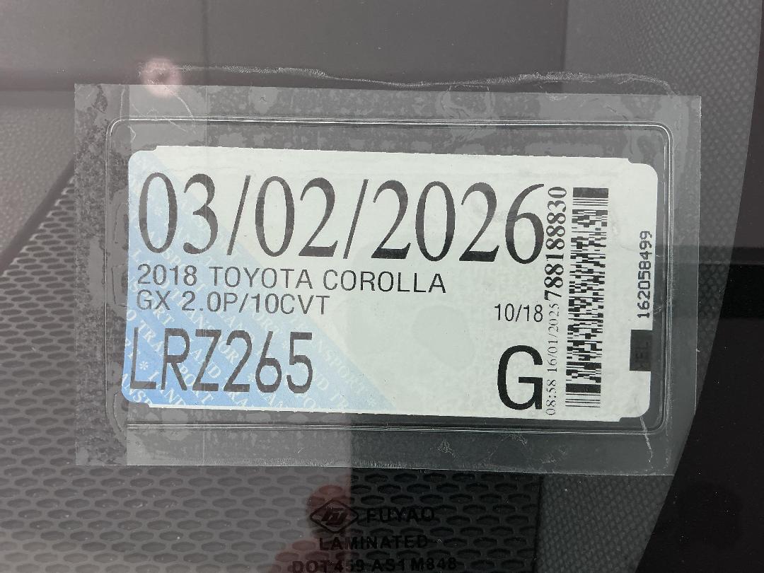 Photo '25' of Toyota Corolla GX Photo '25' of Toyota Corolla GX