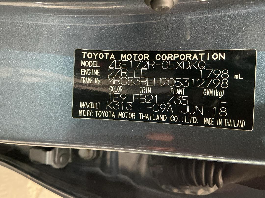 Photo '27' of Toyota Corolla GX Photo '27' of Toyota Corolla GX