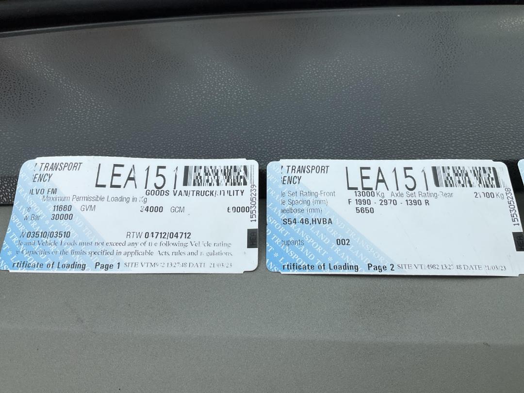 Photo '29' of Volvo FM540 Cab Chassis