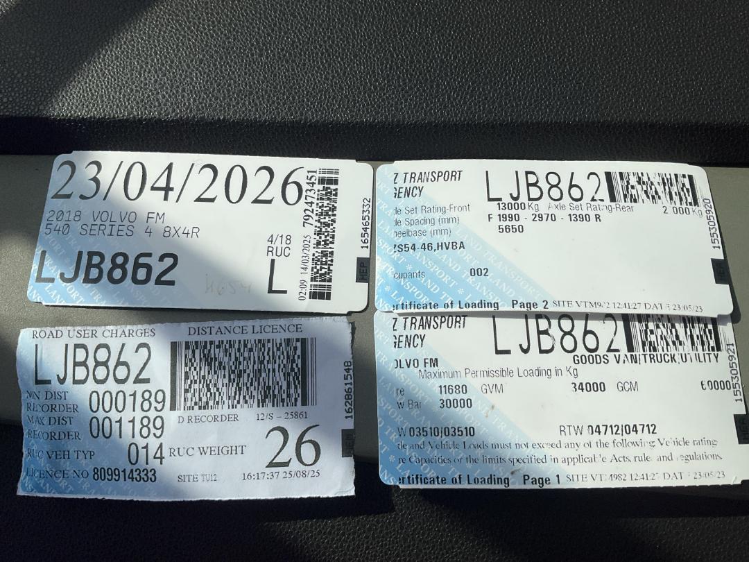 Photo '52' of Volvo FM540 Cab Chassis