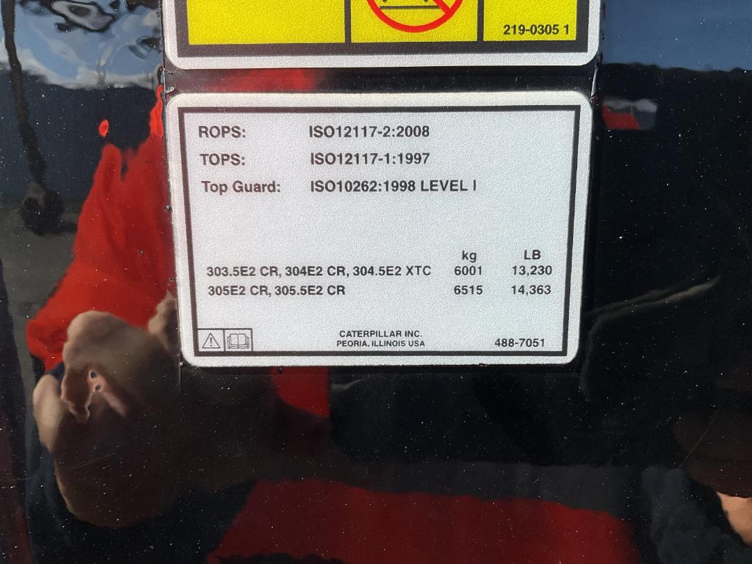 Photo '27' of Caterpillar 305E2 Excavator Photo '27' of Caterpillar 305E2 Excavator