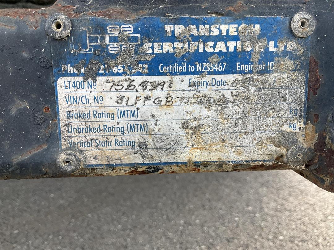 Photo '22' of Fuso Canter 716-4WD Dcab FGB71ER6Wfac Flat Deck Crane