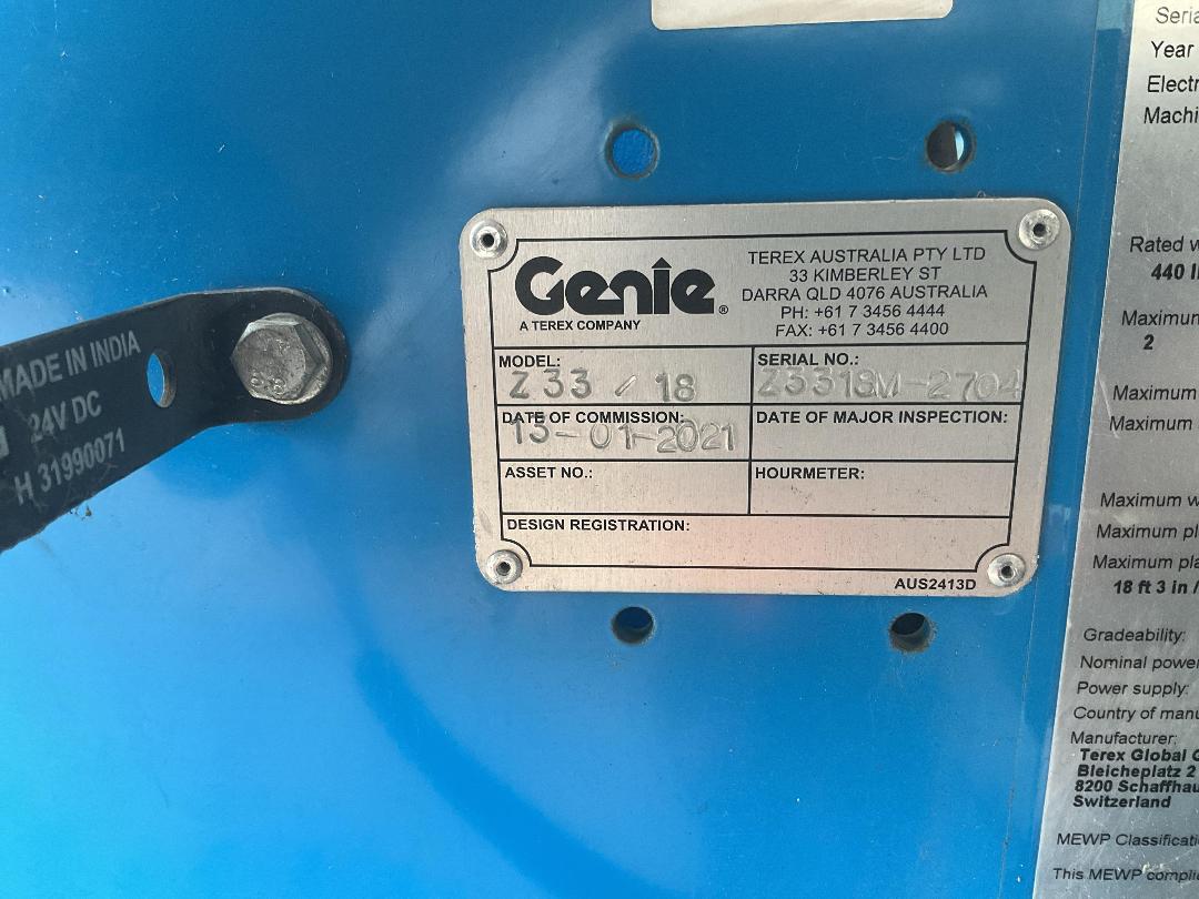 Photo '21' of Genie Z-33/18 Knuckleboom/Boomlift