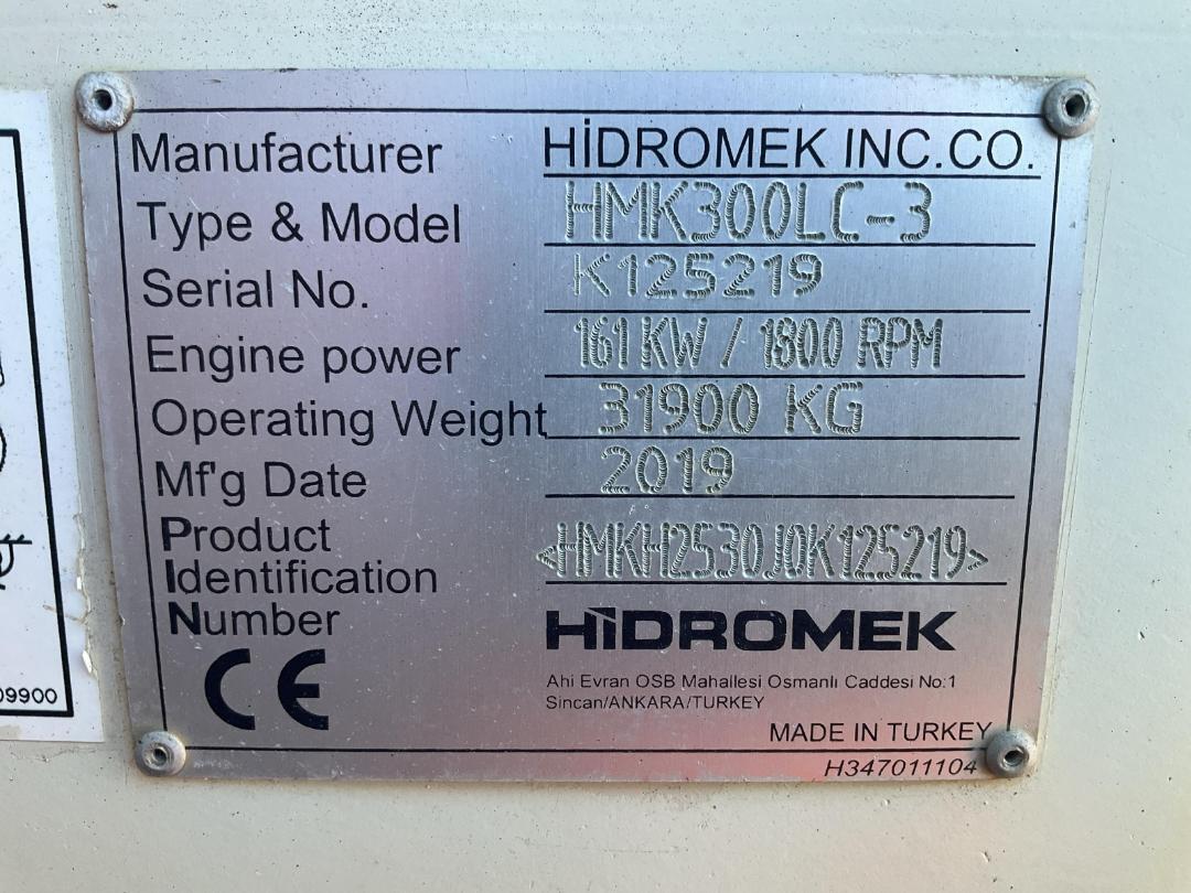 Photo '35' of HiDROMEK HMK300LC-3 Excavator