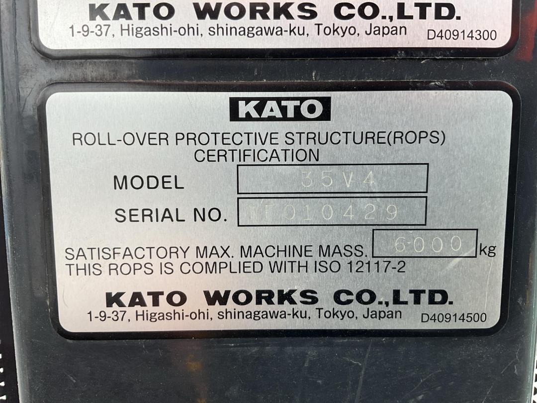 Used KATO 35V4 2019 Turners Trucks & Machinery for Sale 22531331 Turners