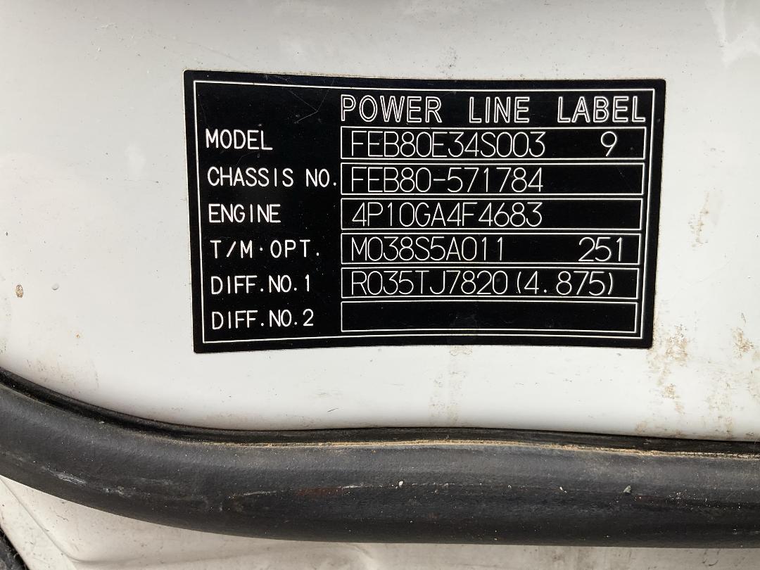 Photo '20' of Mitsubishi Canter Flat Deck Crane