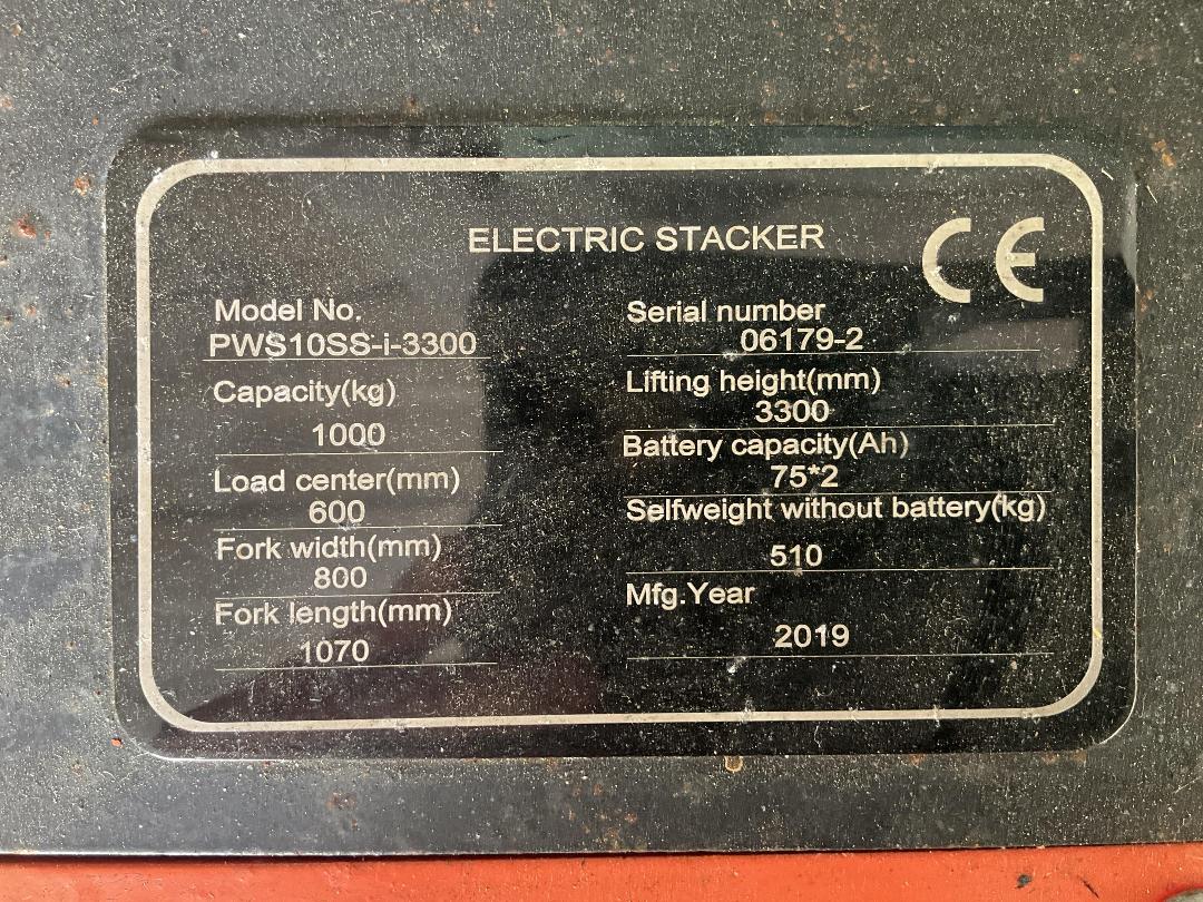 Photo '18' of Stax PWS10SS-i-3300 Forklift