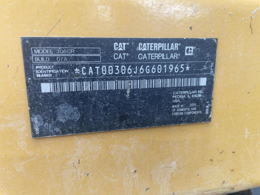 Photo '20' of CAT 306CR Excavator