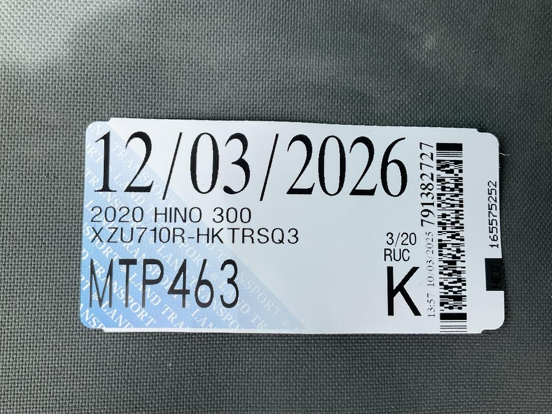 Photo '30' of Hino 300 XZU710R-Hktrsq3 Flat Deck