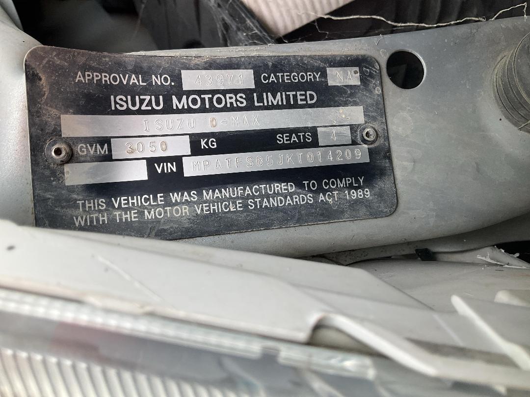 Photo '10' of Isuzu D-MAX LX Space