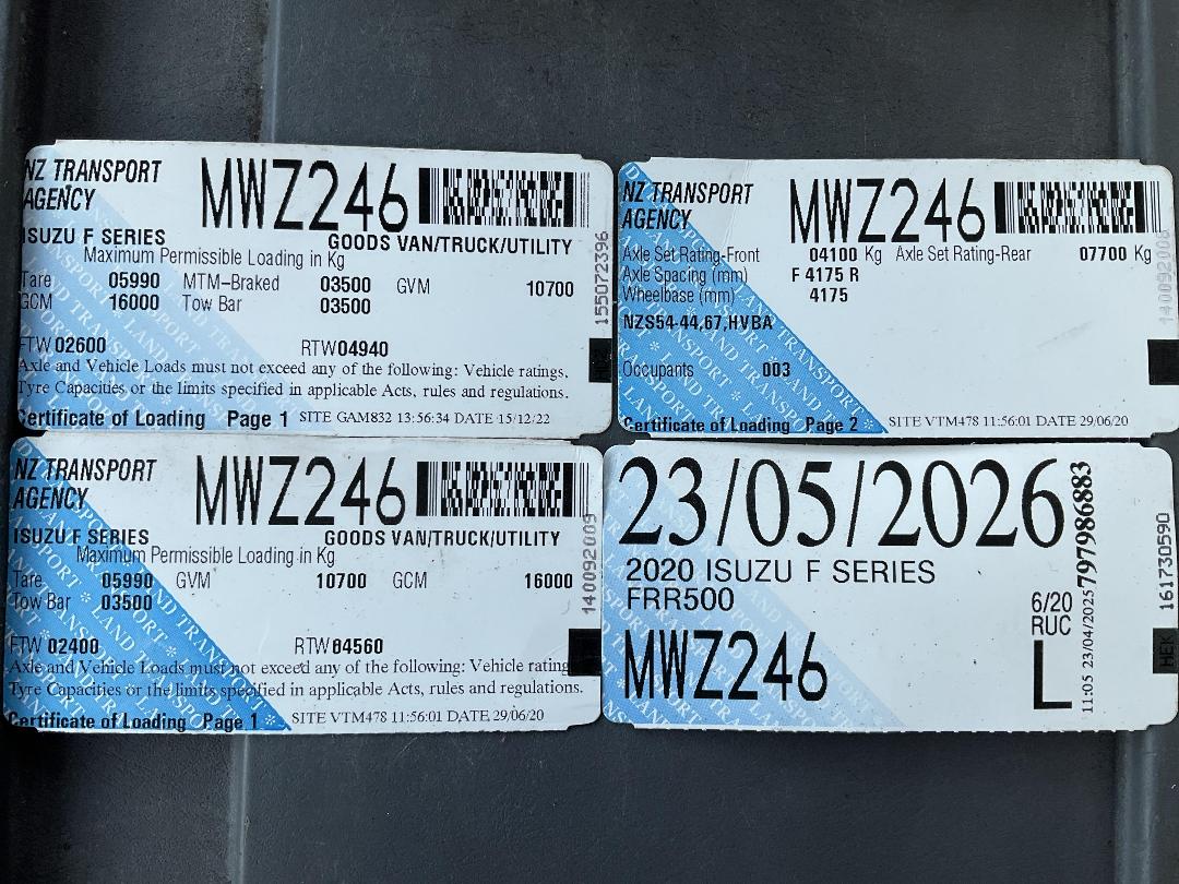 Photo '50' of Isuzu F Series FRR500 Sweeper Truck