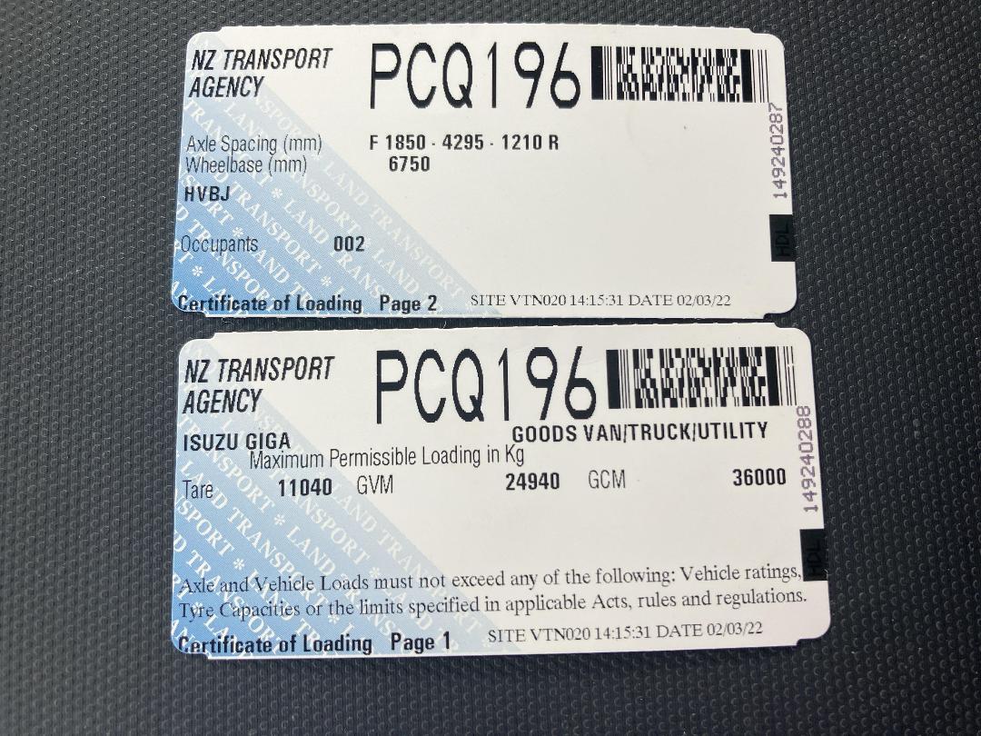 Photo '48' of Isuzu Giga Box Body Photo '48' of Isuzu Giga Box Body