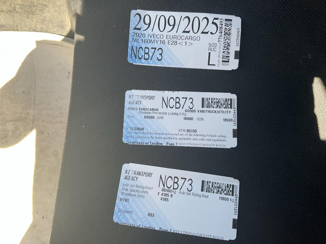 Photo '25' of Iveco Eurocargo ML160MY16 E28<1> Cab Chassis