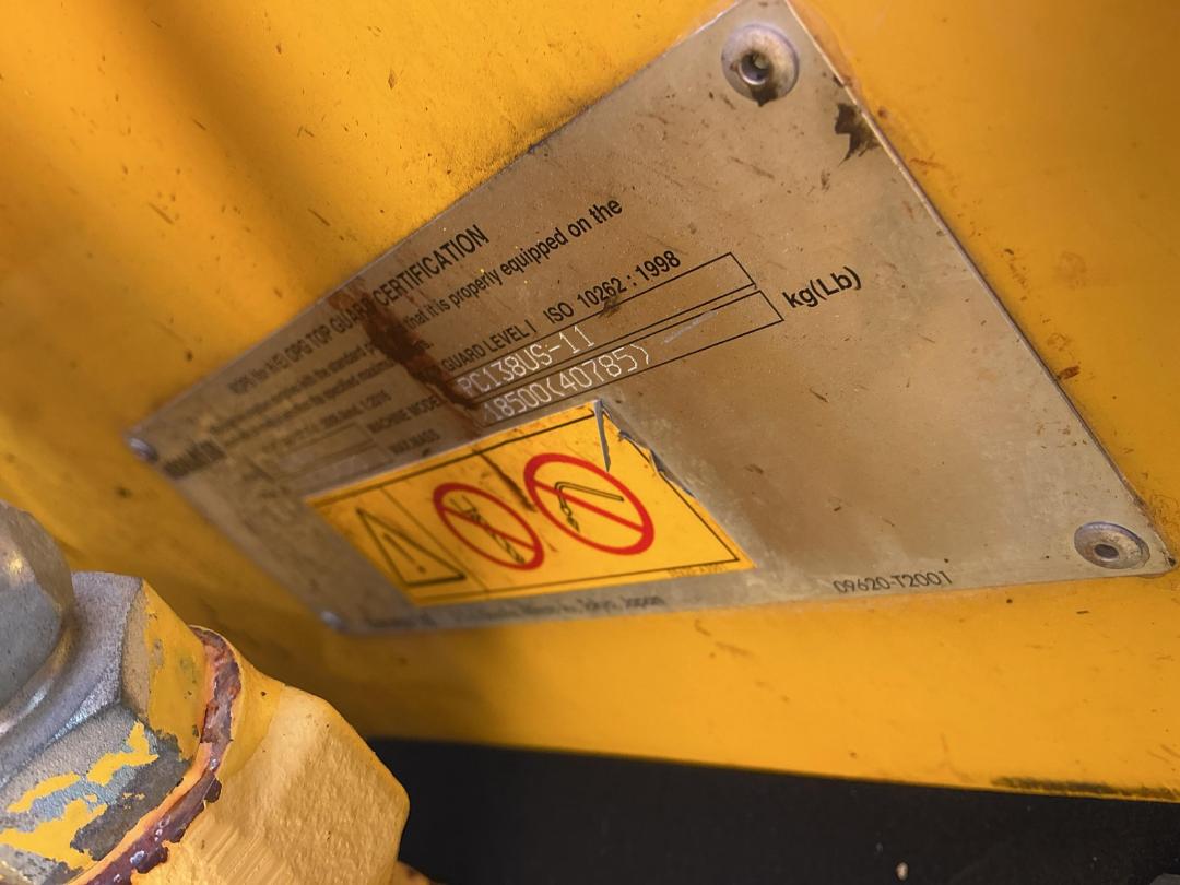 Photo '20' of Komatsu PC138US-11 Excavator Photo '20' of Komatsu PC138US-11 Excavator