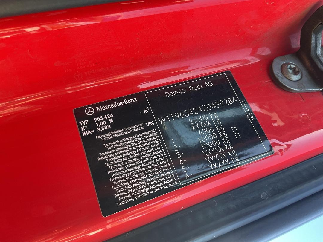 Photo '20' of Mercedes-Benz ACTROS5 2663 LS 6 X 4 Tractor Unit