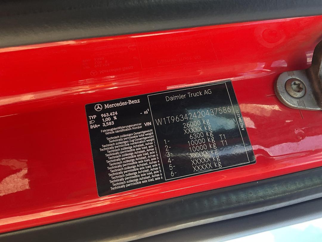 Photo '23' of Mercedes-Benz ACTROS5 2663 LS 6 X 4 Tractor Unit