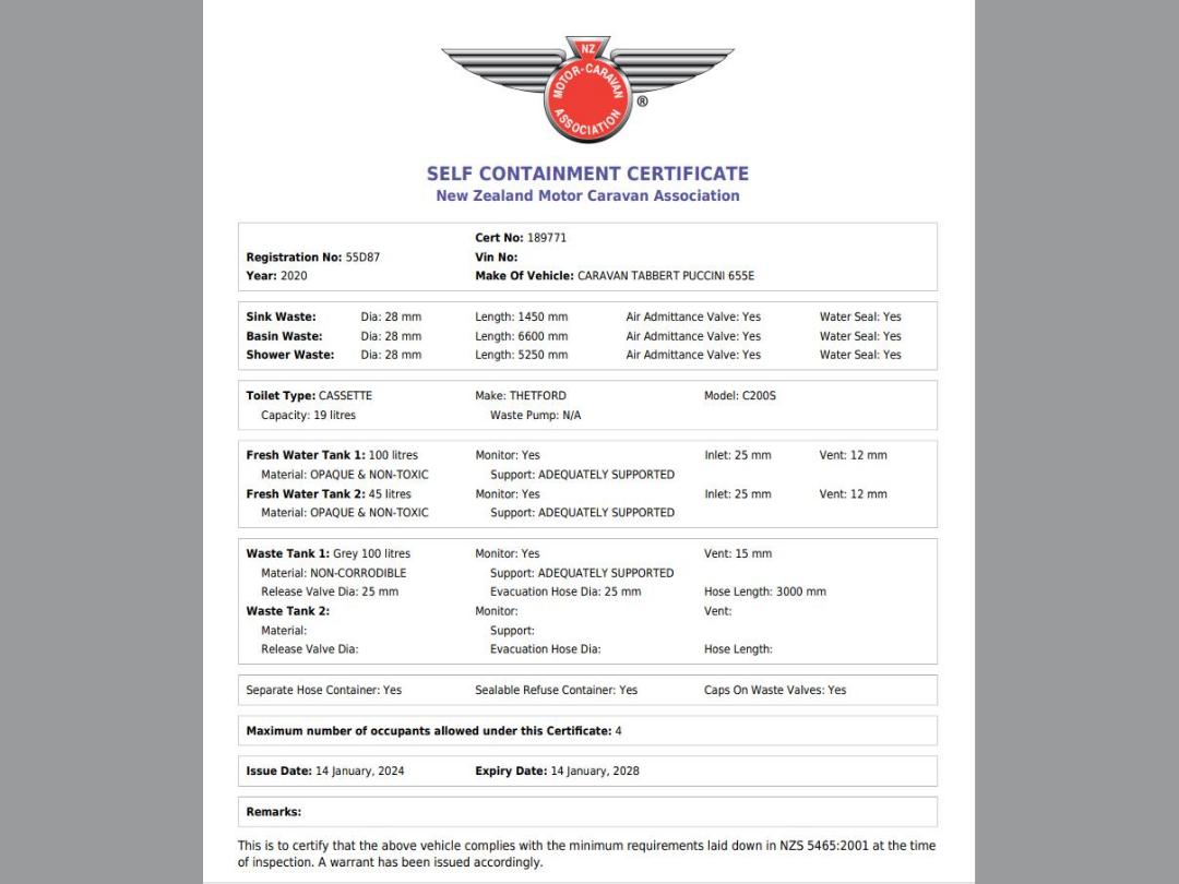 Photo '21' of Tabbert Puccini 655E Caravan - Tandem Photo '21' of Tabbert Puccini 655E Caravan - Tandem