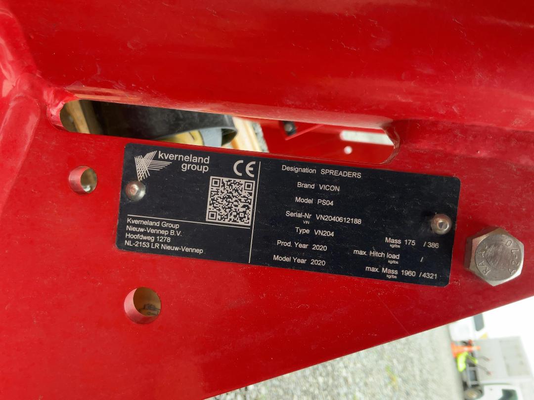 Photo '9' of Vicon PS04 Spreader