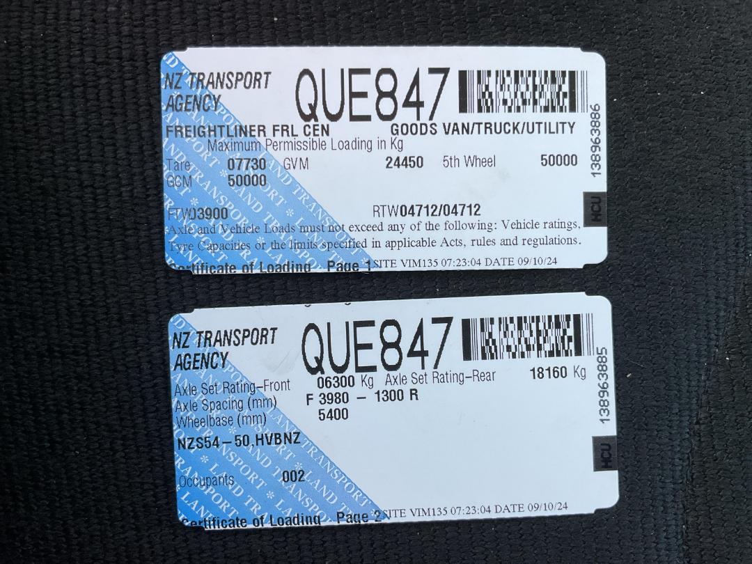 Photo '39' of Freightliner FRL CENTURY 112 TRACTOR Tractor Unit