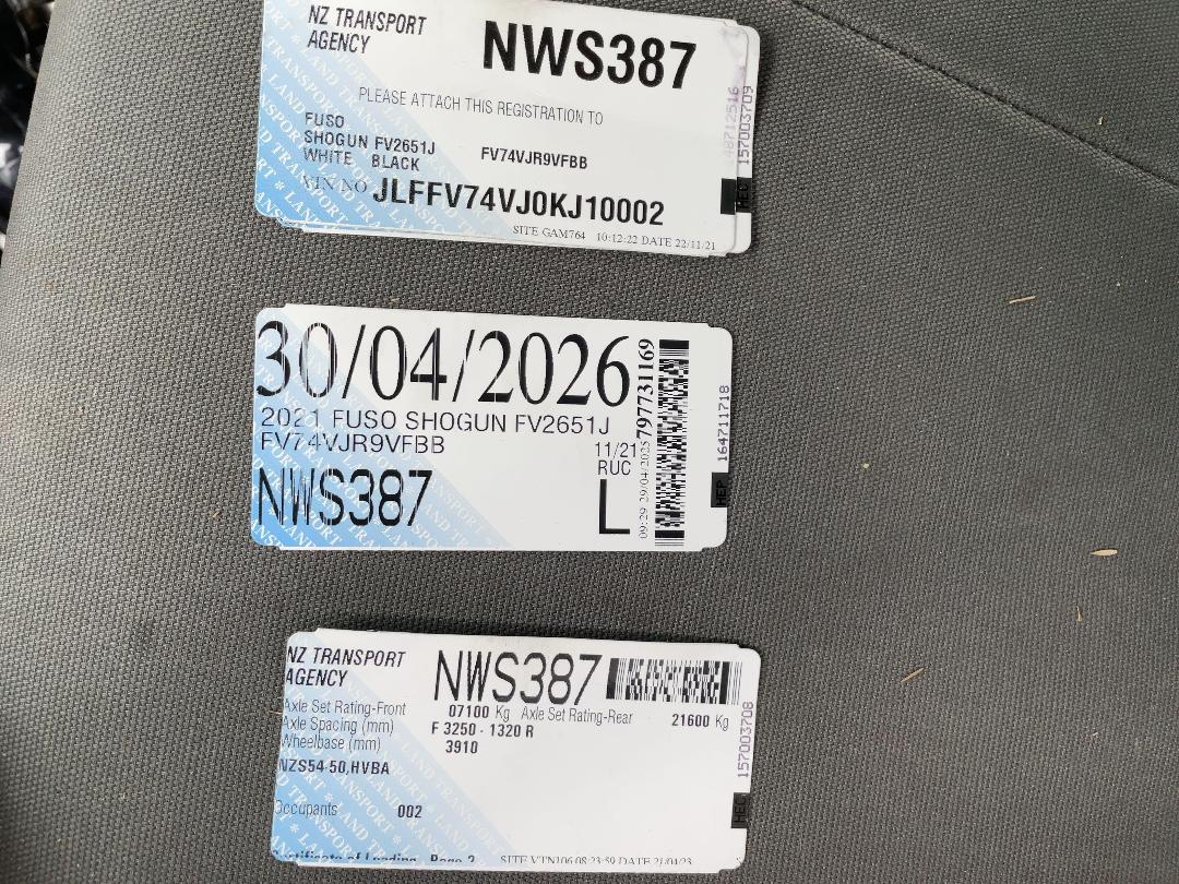 Photo '24' of Fuso SHOGUN FV2651J FV74VJR9VFBB Tractor Unit