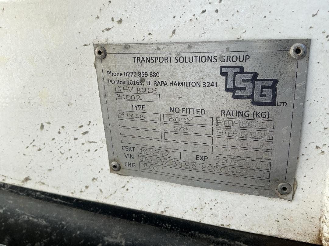 Photo '18' of Isuzu F Series FVZ1400A Concrete Mixer Truck