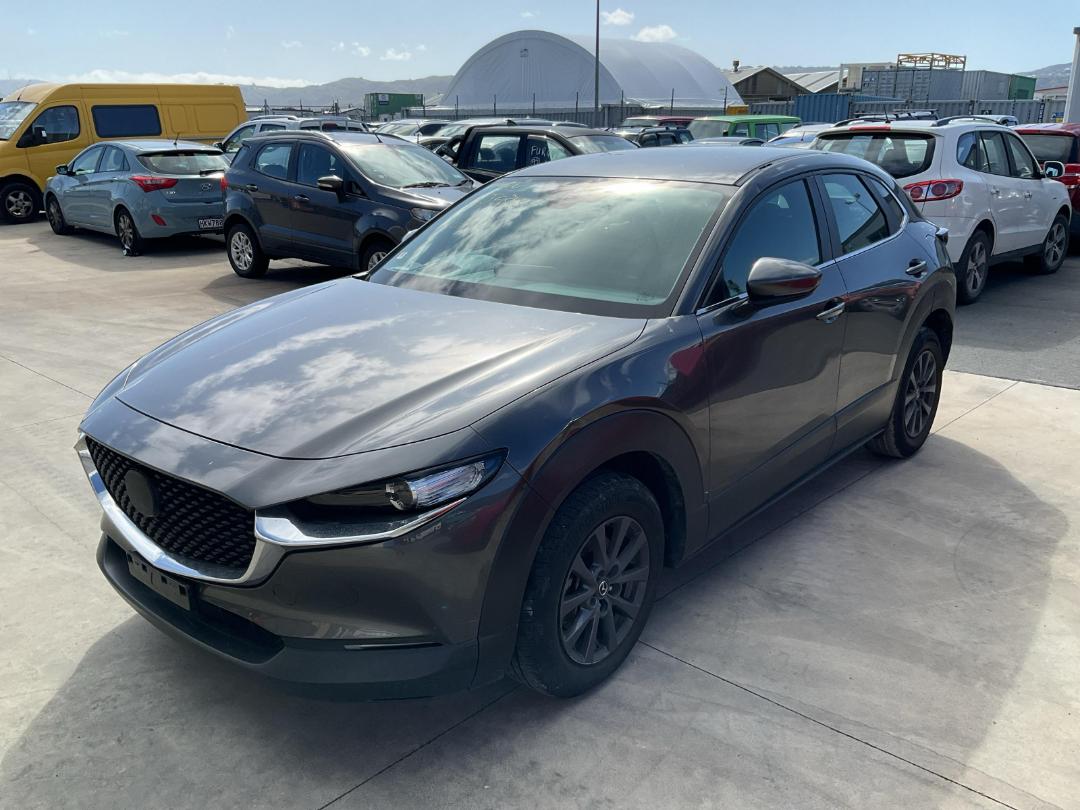 Damaged Mazda CX30 GSX PTR 2021 in Wellington Seaview at Turners