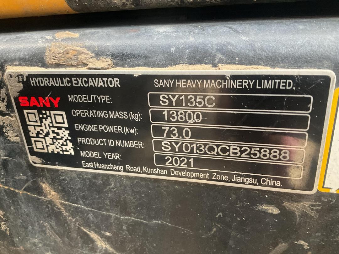 Photo '42' of Sany SY135C Excavator