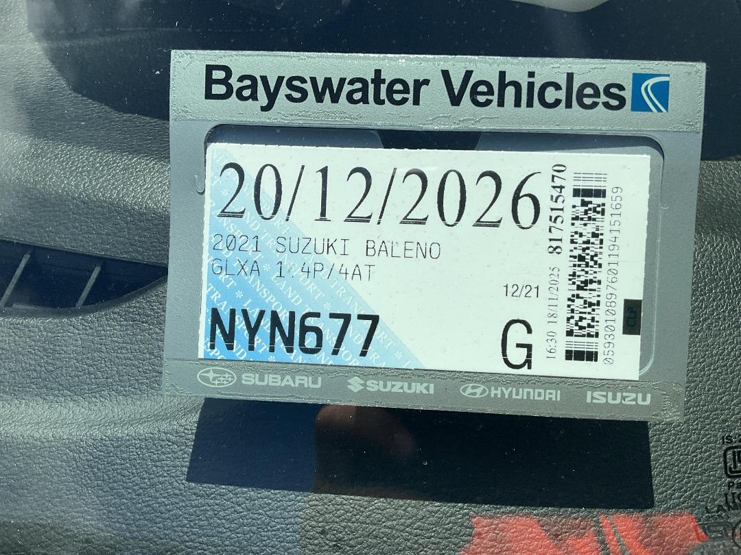 Photo '20' of Suzuki Baleno Glxa