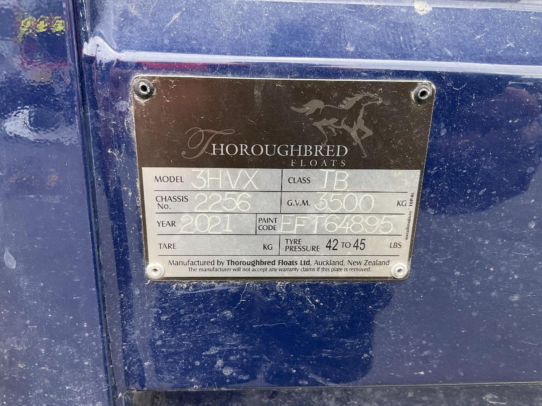 Photo '28' of THOROUGHBRED 3HVX Horse Float - Tandem