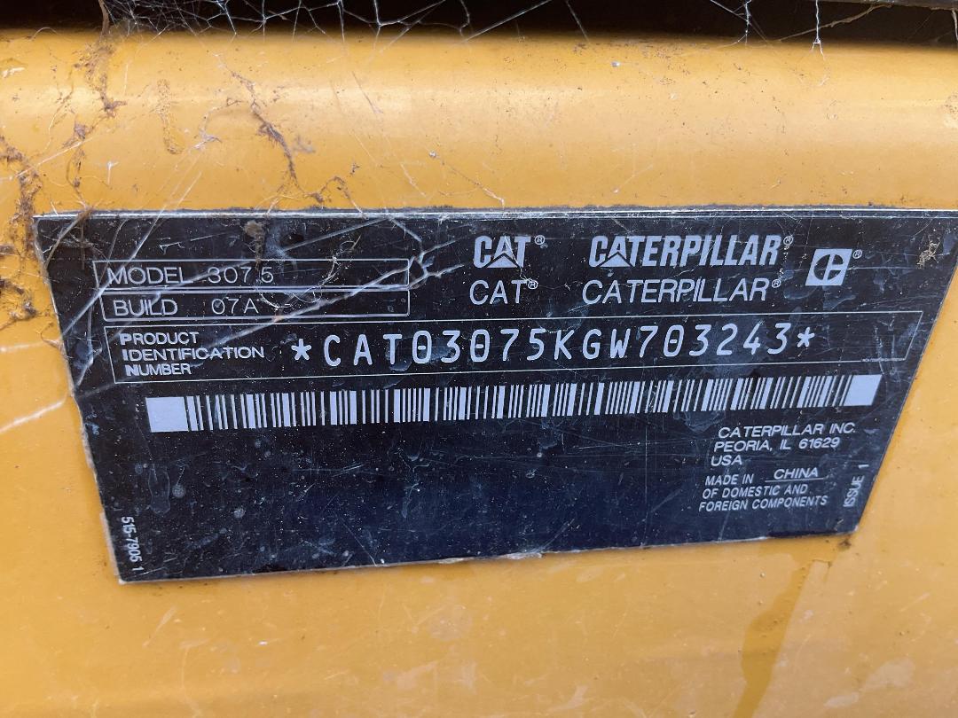 Photo '34' of CAT 307.5 Excavator