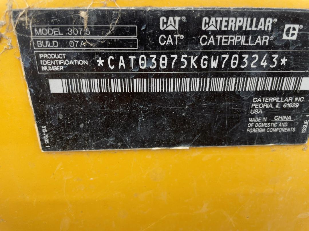 Photo '33' of CAT 307.5 Excavator