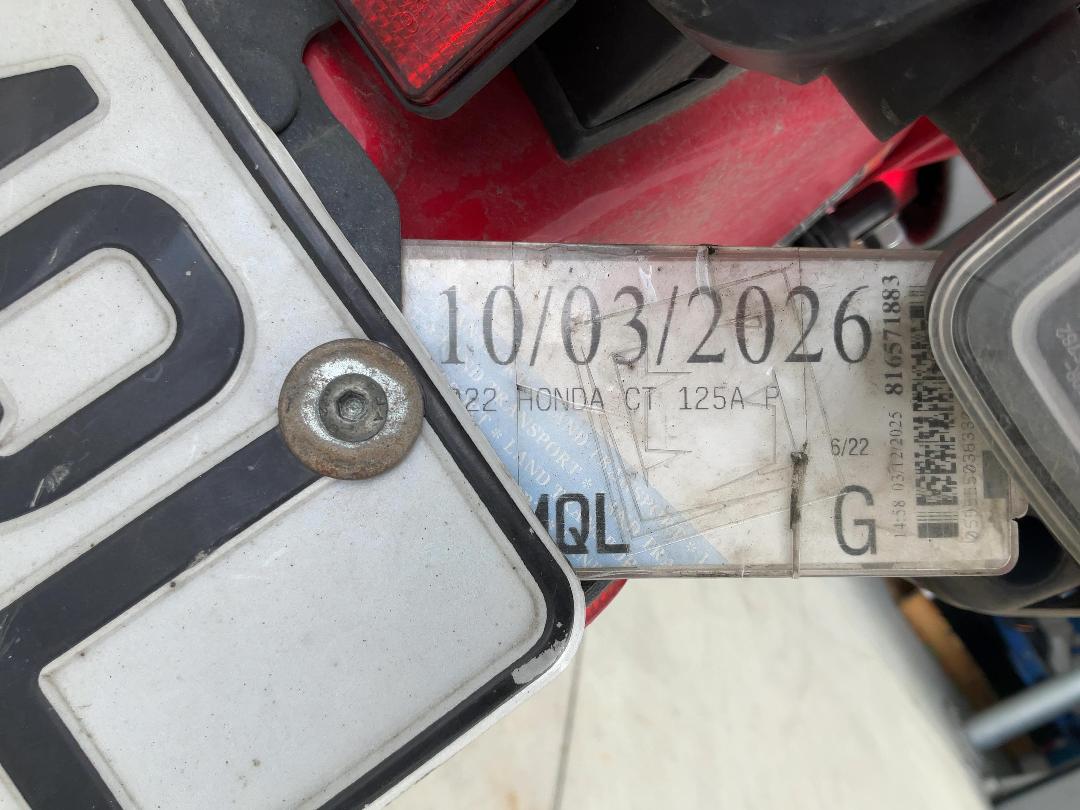 Photo '8' of Honda CT 125A P