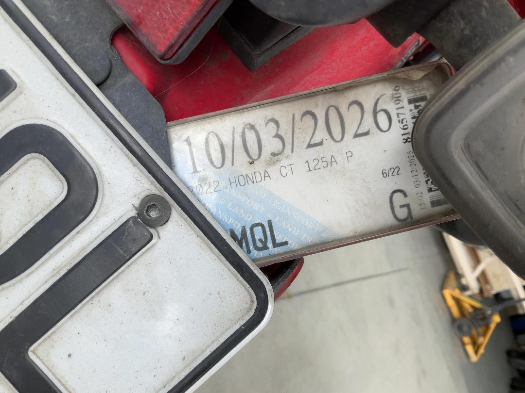 Photo '10' of Honda CT 125A P