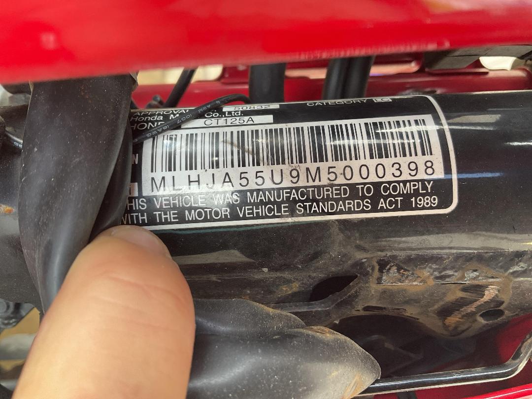 Photo '11' of Honda CT 125A P